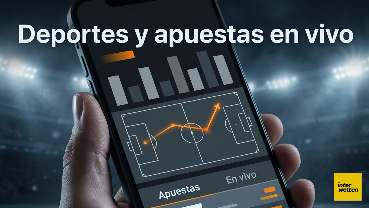 Apuestas deportivas en vivo desde la app de Interwetten