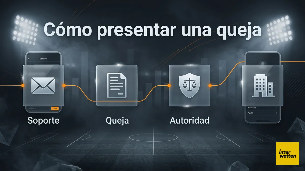 Pasos para escalar una queja si el soporte de Interwetten no responde