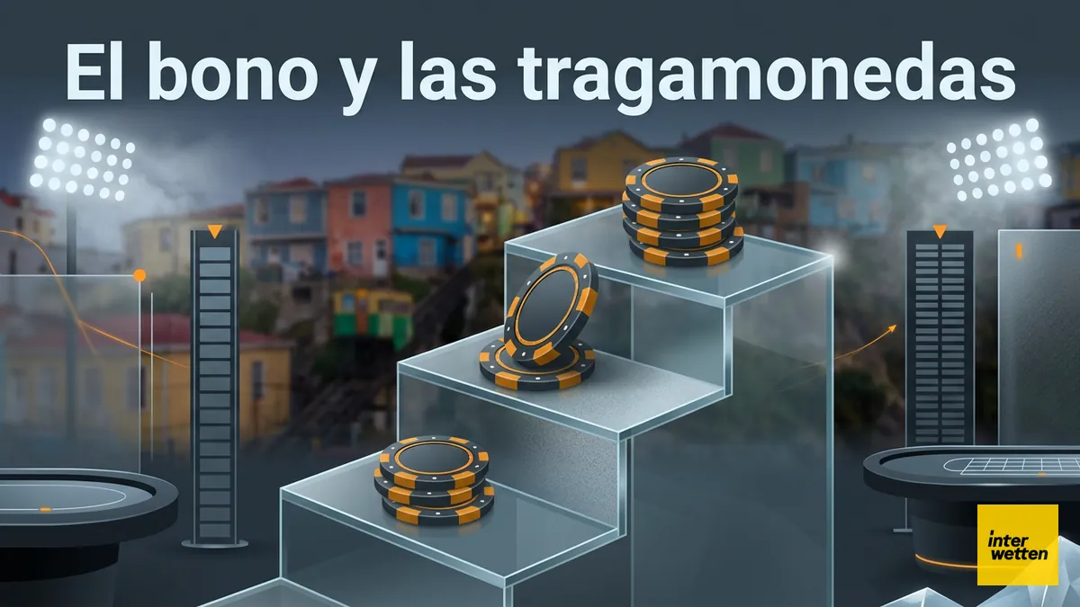 Escalera de contribución del bono en tragamonedas de Interwetten