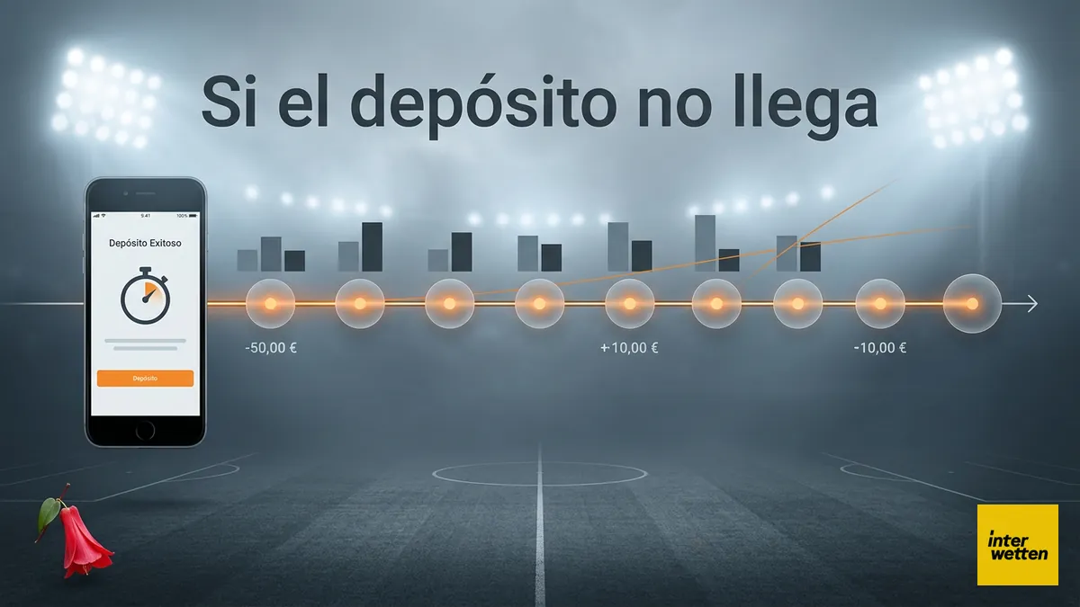 Qué hacer si el depósito no aparece o la tarjeta es rechazada en Interwetten