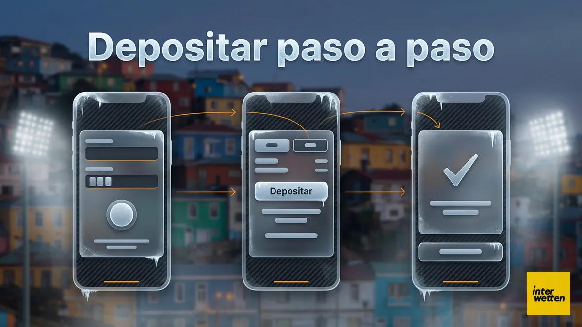 Pasos para depositar en Interwetten con tarjeta desde Chile